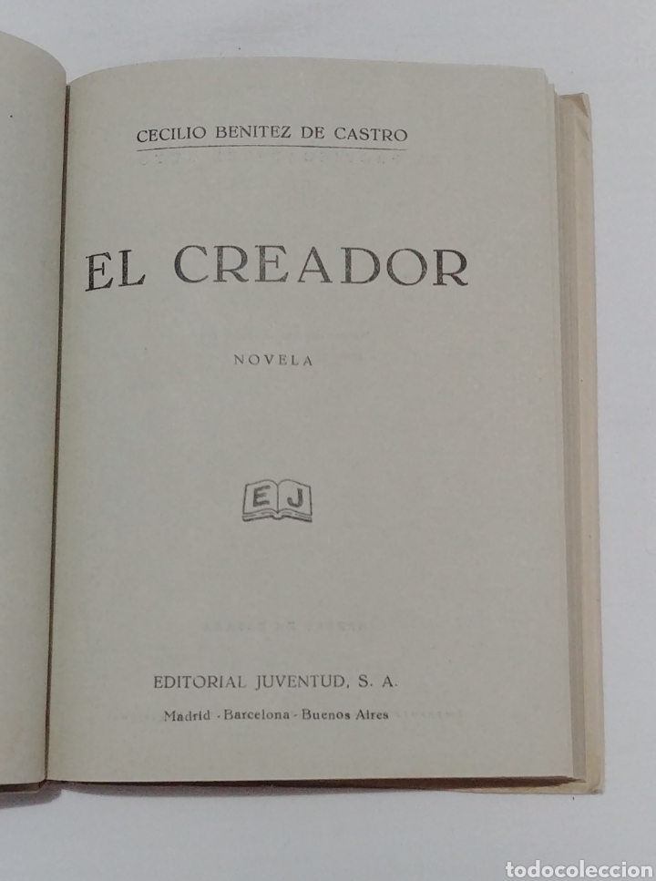 Libros: EL CREADOR. CECILIO BENITEZ DE CASTRO - Foto 3