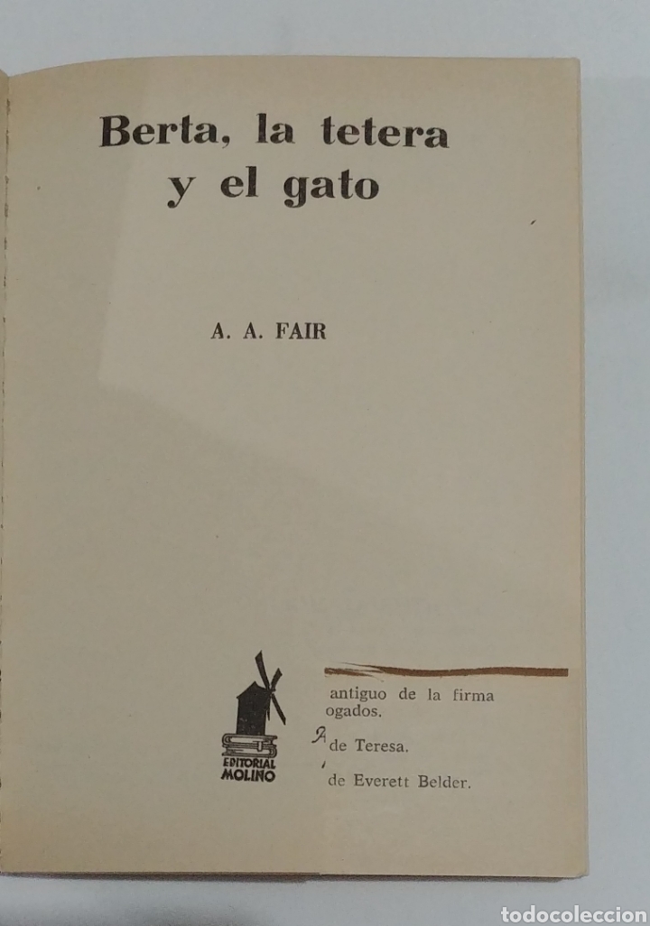 Libros: COOL & LAM. AGENCIA DE DETECTIVES/BERTA, LA TETERA Y EL GATO. - Foto 4