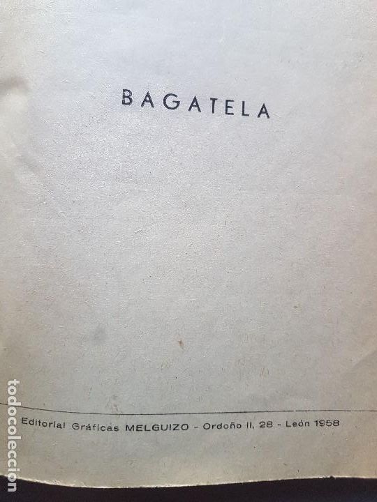 Libros: BAGATELA - Xen&oacute;n de Criptana - LE&Oacute;N 1958 - Foto 2