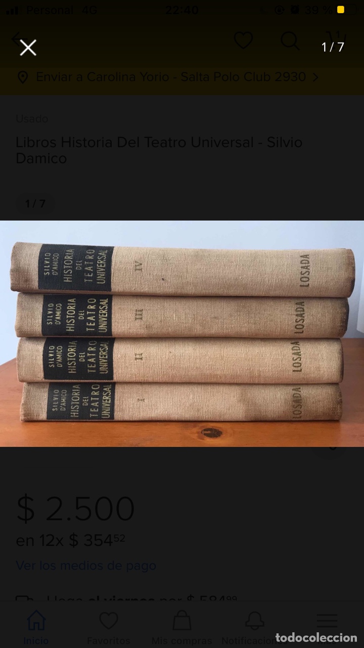 Libros: SILVIO D&acute;AMICO - HISTORIA DEL TEATRO UNIVERSAL 4 tomos - Foto 1