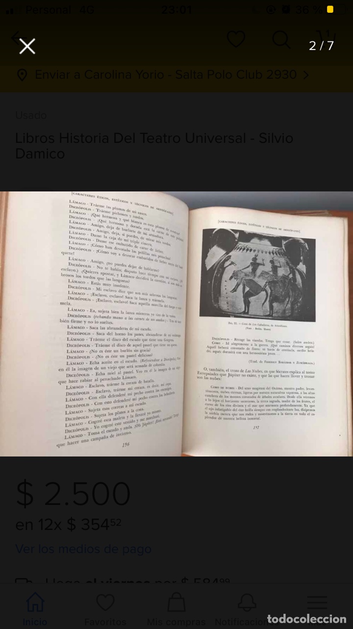 Libros: SILVIO D&acute;AMICO - HISTORIA DEL TEATRO UNIVERSAL 4 tomos - Foto 2
