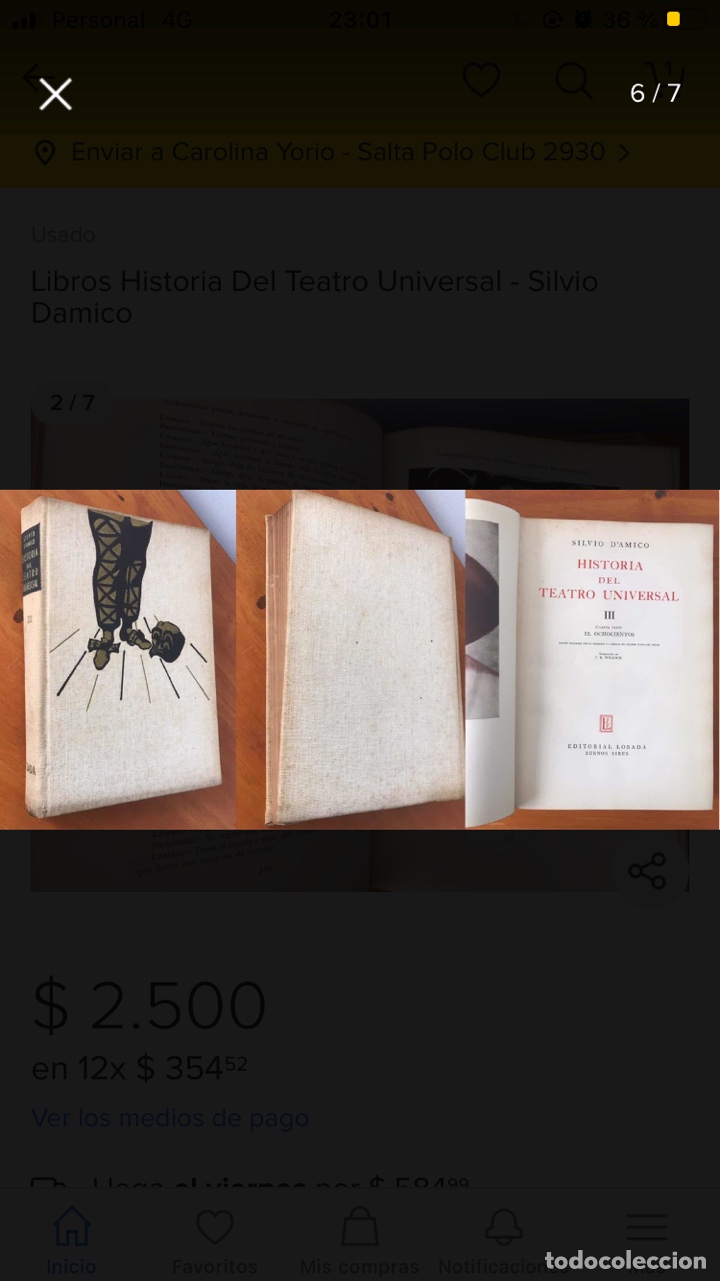 Libros: SILVIO D&acute;AMICO - HISTORIA DEL TEATRO UNIVERSAL 4 tomos - Foto 6