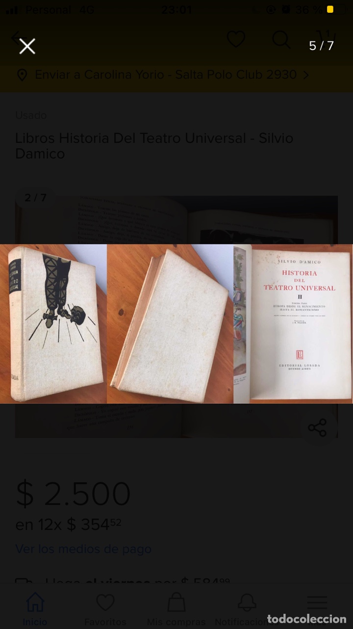 Libros: SILVIO D&acute;AMICO - HISTORIA DEL TEATRO UNIVERSAL 4 tomos - Foto 7
