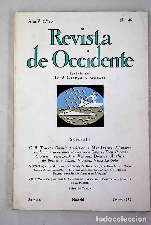 Libros: Revista de Occidente, n&uacute;mero 46 - Foto 1