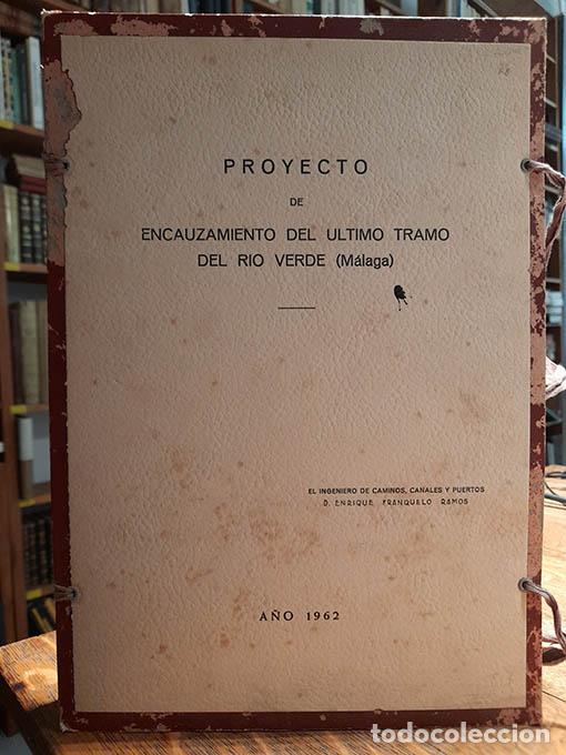 Livros em segunda m&atilde;o: [DOCUMENTO] Proyecto de encauzamiento del &uacute;ltimo tramo del Rio Verde (M&aacute;laga). A&ntilde;o de 1962. - FRANQU