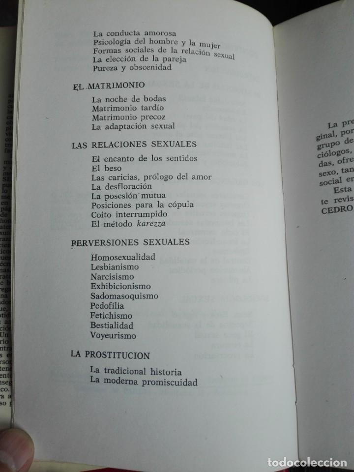 Libros: La sexualidad en el amor 1972 A&ntilde;o Internacional del Libro - Foto 3