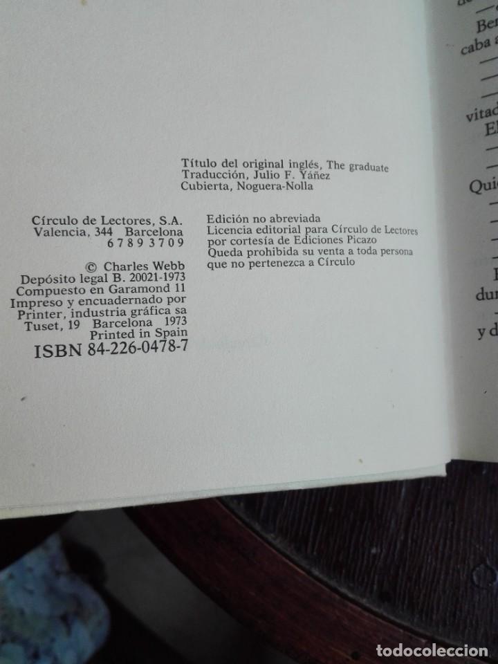 Libros: El graduado por Charles Webb 1973 - Foto 4