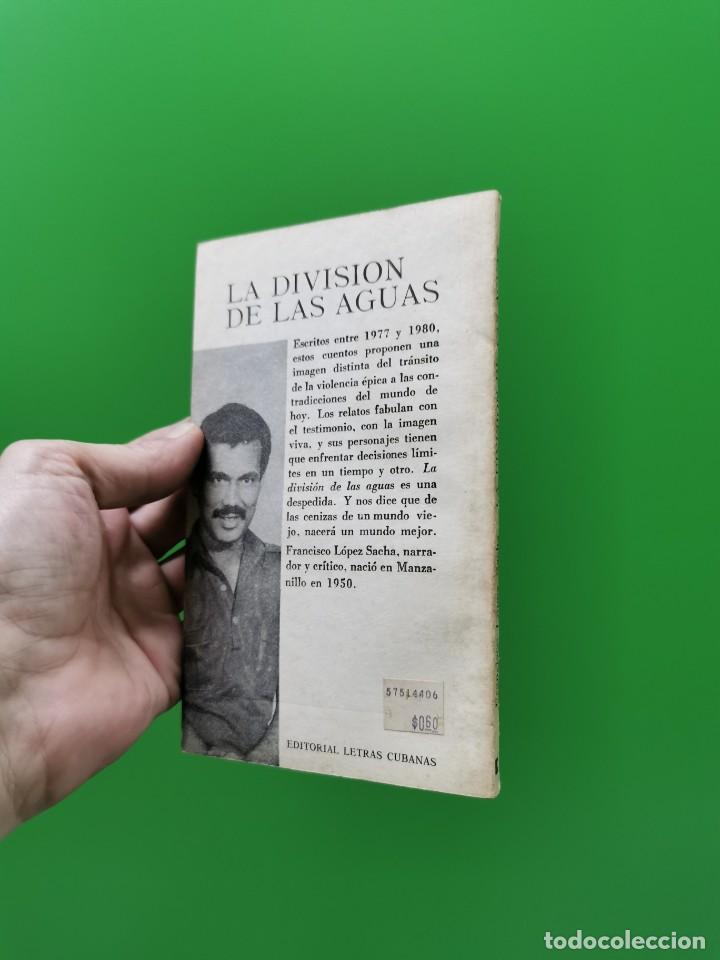 Libros: francisco lopez sacha la division de las aguas letras cubanas - Foto 2