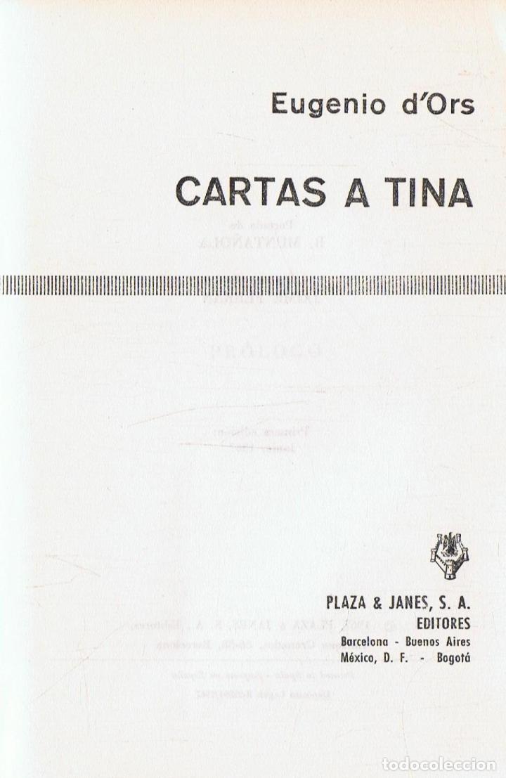 Libros: dOrs. Eugenio - CARTAS A TINA - Foto 1