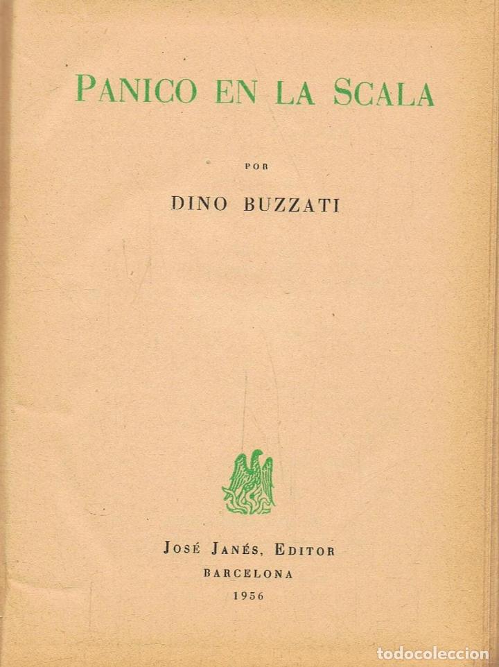 Libros: Buzzati. Dino - P&Atilde;�NICO EN LA SCALA - Foto 1
