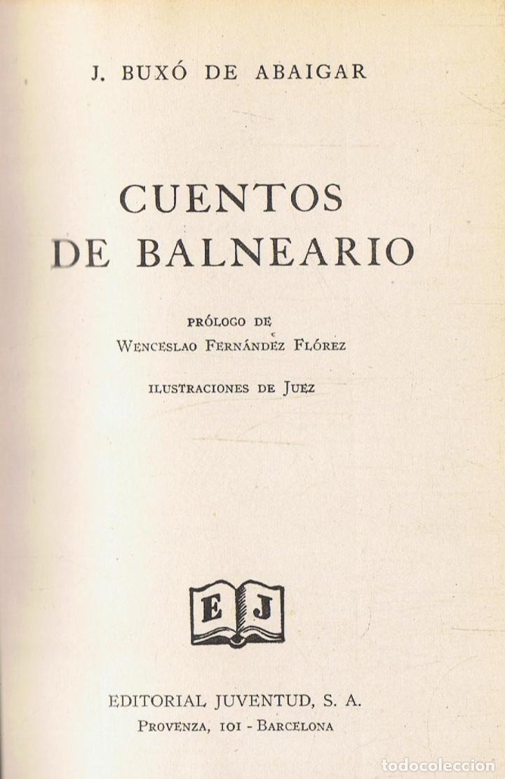 Libros: Bux&Atilde;&sup3; de Abaigar. J. - CUENTOS DE BALNEARIO - Foto 1