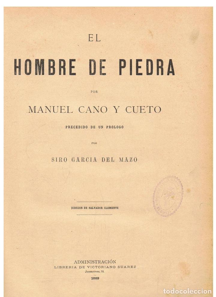 Libros: Cano y Cueto. Manuel - EL HOMBRE DE PIEDRA. Poes&Atilde;&shy;a - Foto 1