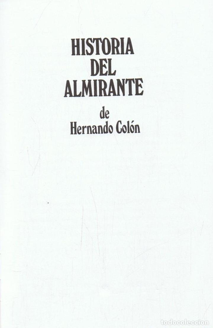Libros: Col&Atilde;&sup3;n. Hernando - HISTORIA DEL ALMIRANTE - Foto 1