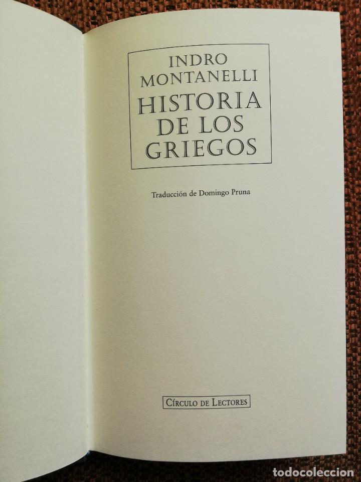 Libros: HISTORIA DE LOS GRIEGOS. C&Iacute;RCULO DE LECTORES. - Foto 8