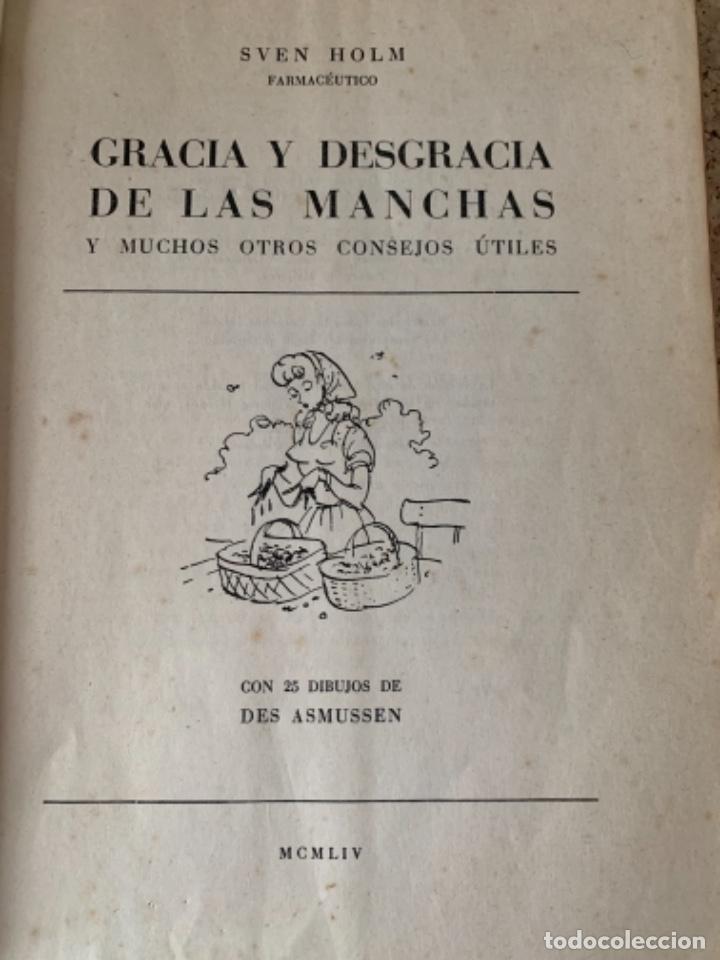 Libros: Gracia y desgracia de las manchas (CAJ 6) - Foto 2