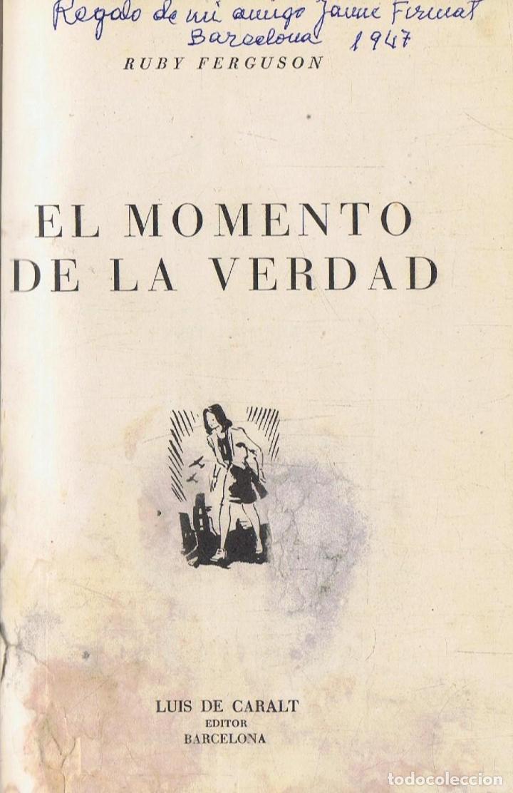 Libros: Ferguson. Ruby - EL MOMENTO DE LA VERDAD - Foto 1