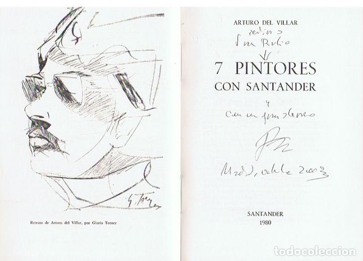 Libros: 7 PINTORES CON SANTANDER. - Villar. Arturo del, - Foto 2