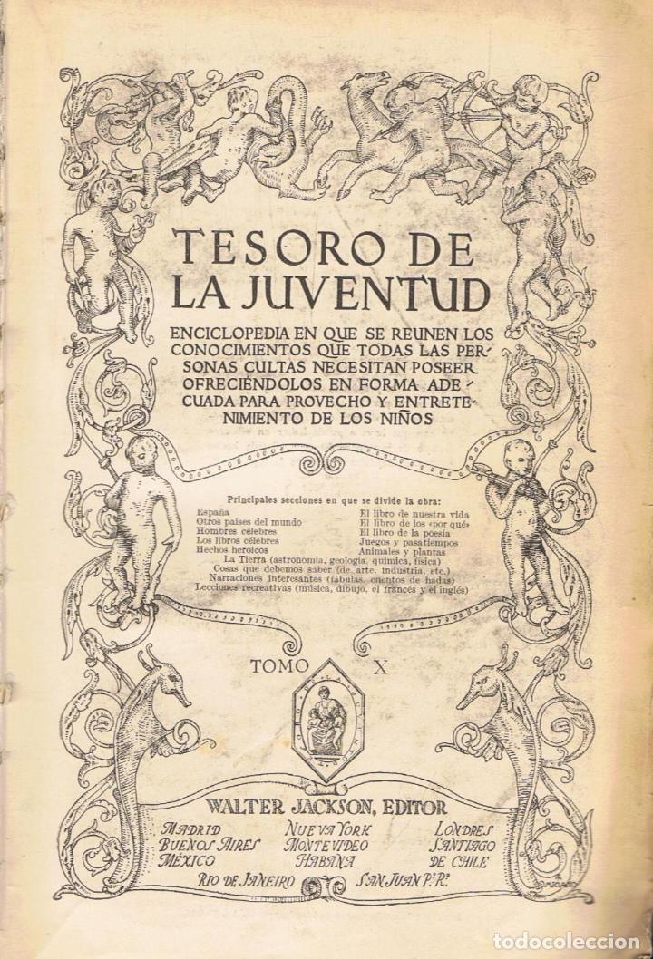 Libros: AA.VV. - TESORO DE LA JUVENTUD. Tomo X. - Foto 1