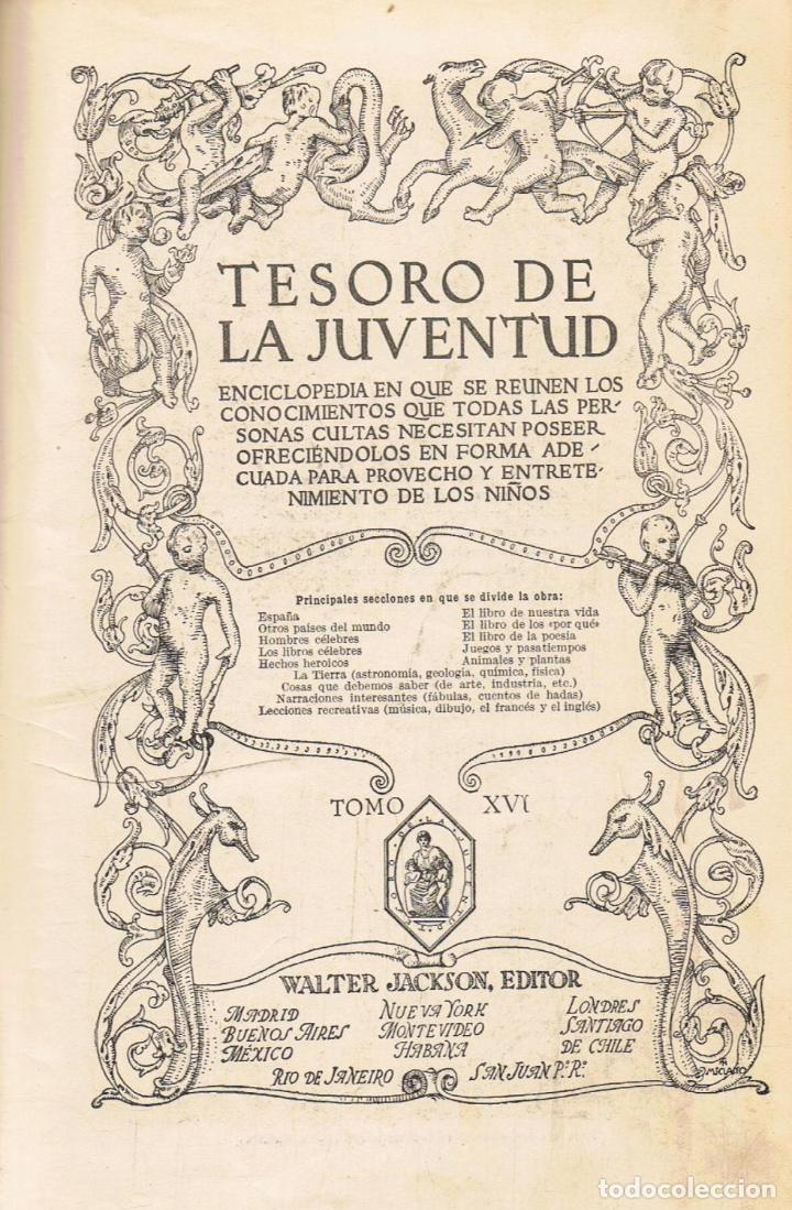 Libros: AA.VV. - TESORO DE LA JUVENTUD. Tomo XVI - Foto 1