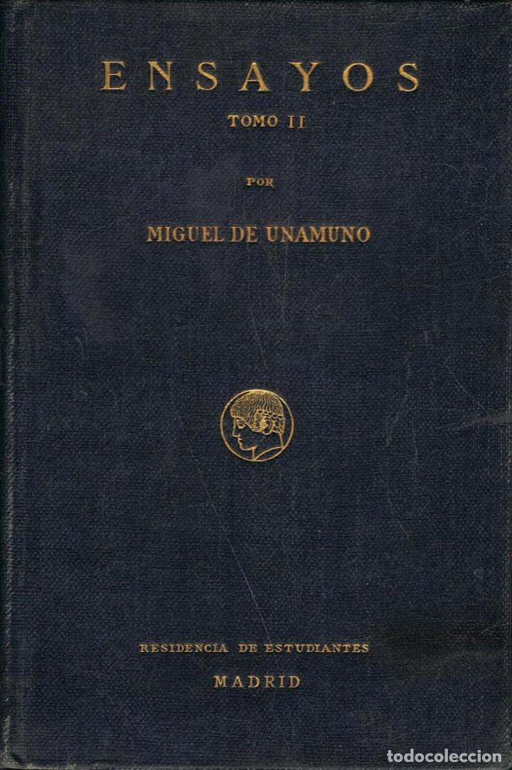 Libros: Unamuno. Miguel de - ENSAYOS. Tomo II. - Foto 1