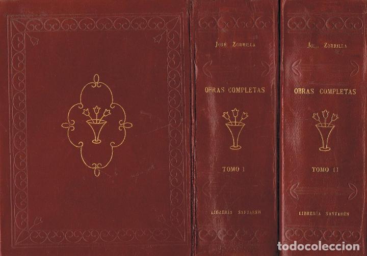 Libros: Zorrilla. Jos&Atilde;&copy; - OBRAS COMPLETAS. 2 Tomos - Foto 2