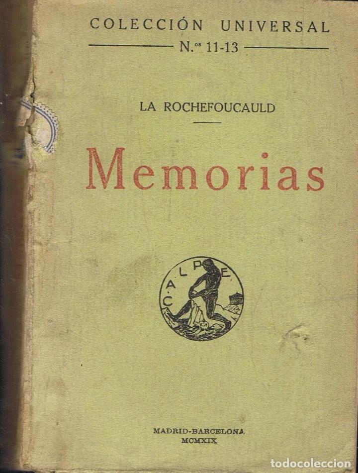 Libros: Rochefoucauld. La - MEMORIAS. - Foto 1