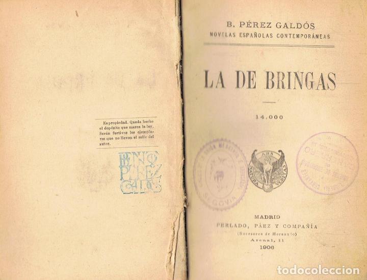 Libros: P&Atilde;&copy;rez Gald&Atilde;&sup3;s. Benito - LA DE BRINGAS - Foto 1