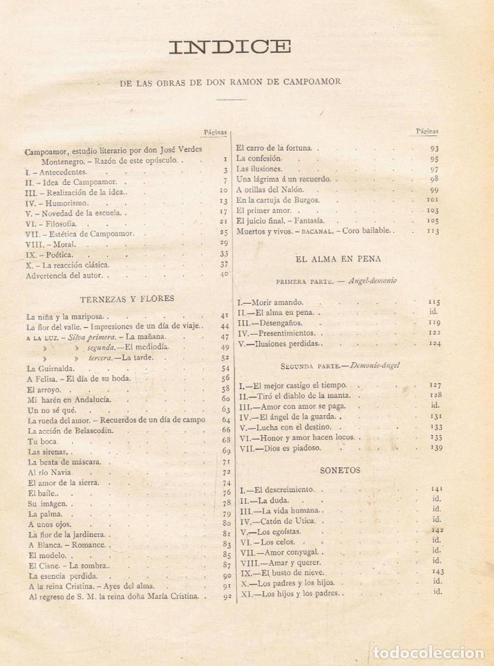 Libros: Campoamor. Ram&Atilde;&sup3;n de - OBRAS COMPLETAS - Foto 3