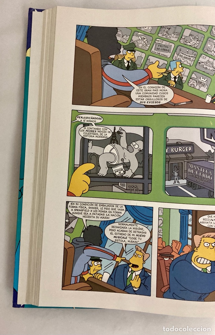 Libros: Libro de los S&Uacute;PER SIMPSON , tapa dura, a&ntilde;o 1995. Como nuevo - Foto 15