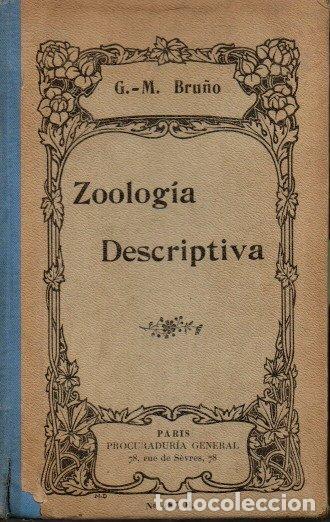 Libros: ZOOLOGIA DESCRIPTIVA. - BRU&Ntilde;O, G. M. - Foto 1
