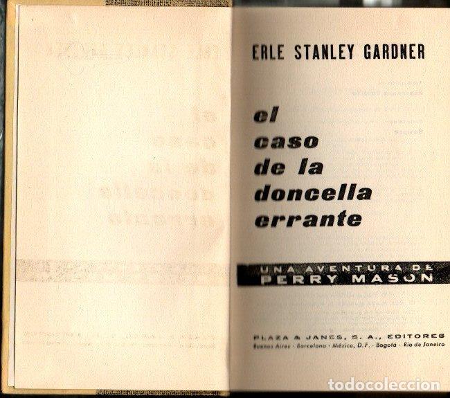 Libros: EL CASO DE LA DONCELLA ERRANTE. - GARDNER, Erle Stanley. - Foto 1