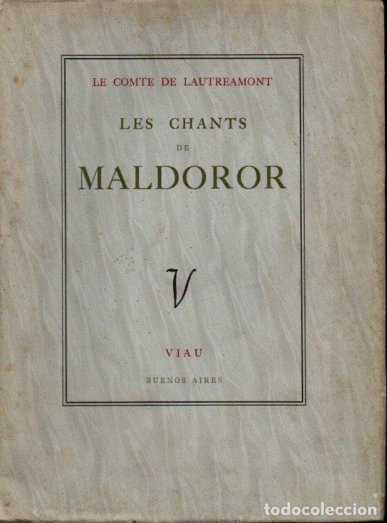 Libros: LES CHANTS DE MALDOROR. - LAUTREAMONT, Comte de. (DUCASSE, Isidore) - Foto 1