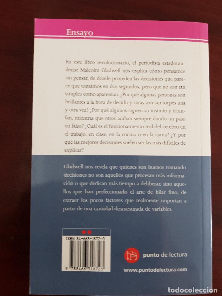 Libros: Inteligencia Intuitiva - Malcom Gladwell - Foto 2