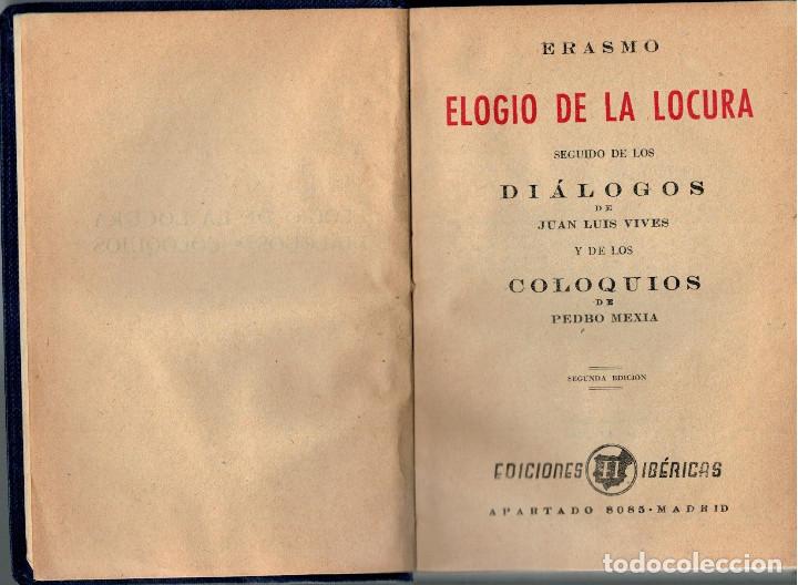 Libros: Elogio de la locura. ERASMO DE ROTTERDAM - Foto 2