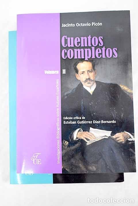 Libros: Cuentos completos.- Pic&oacute;n, Jacinto Octavio - Foto 1