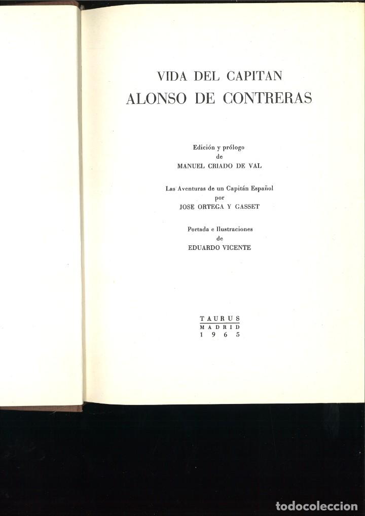 Libros: VIDA DEL CAPITAN ALONSO DE CONTRERAS. Manuel Criado de Val - Foto 2