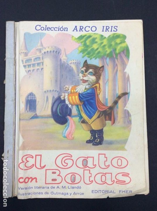 Libros: El gato con botas. A. M. Lland&oacute; fher - Foto 1