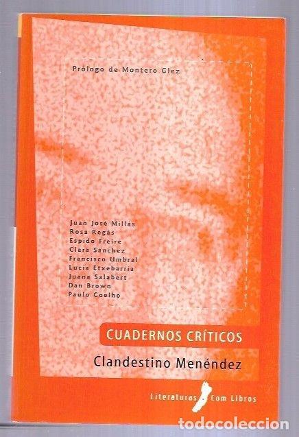 Libros: CUADERNOS CRITICOS - MENENDEZ, CLANDESTINO - Foto 2