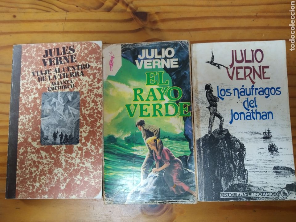 Libros: Lote 4 novelas Julio Verne. - Foto 1