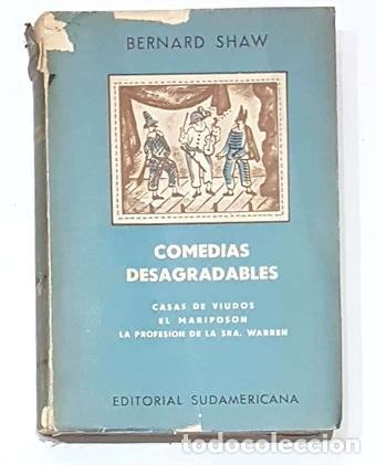 Libros: SHAW, George Bernard. - Comedias desagradables. - Foto 1