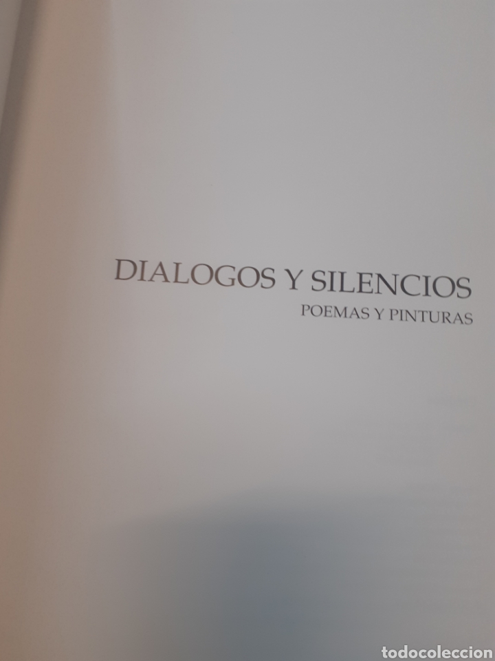 Libros: DIALOGOS Y SILENCIOS. Poemas y pinturas - MARTIN SIMON. - Foto 3
