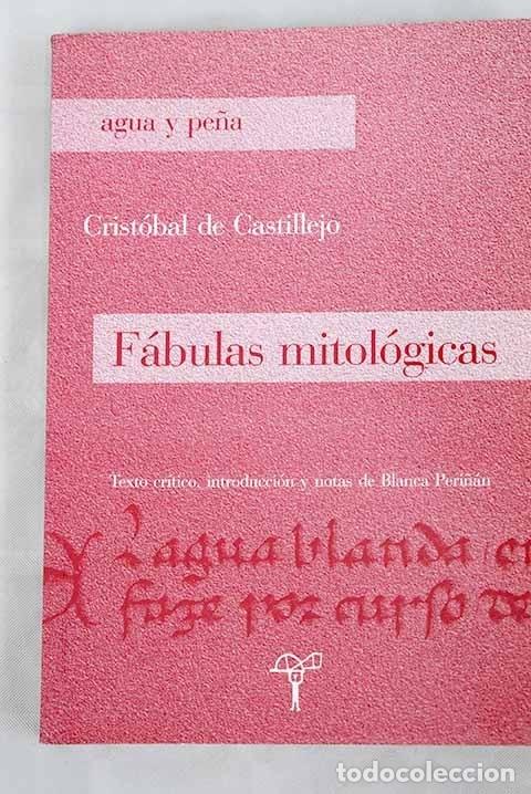 Libros: Fabulas mitologicas.- Castillejo, Cristobal de - Foto 1