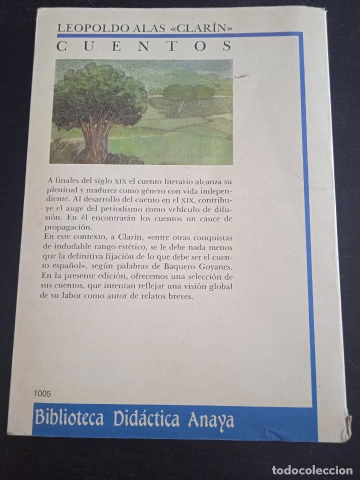 Libros: Cuentos- Leopoldo Alas Clar&iacute;n - Foto 3
