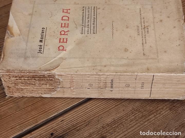 Libros: Pereda. Glosas y comentarios de la vida y de los libros del Ingenioso Hidalgo monta&ntilde;&eacute;s. - (Pereda, - Foto 2