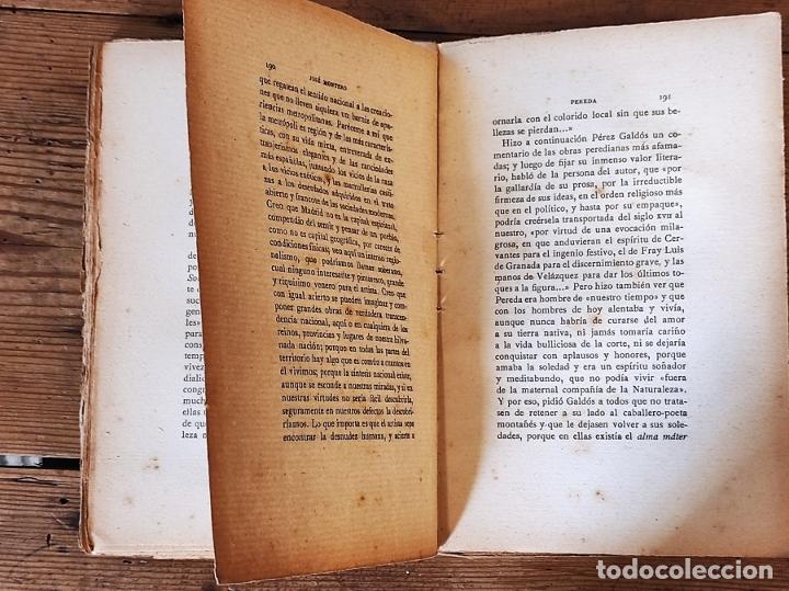 Libros: Pereda. Glosas y comentarios de la vida y de los libros del Ingenioso Hidalgo monta&ntilde;&eacute;s. - (Pereda, - Foto 3