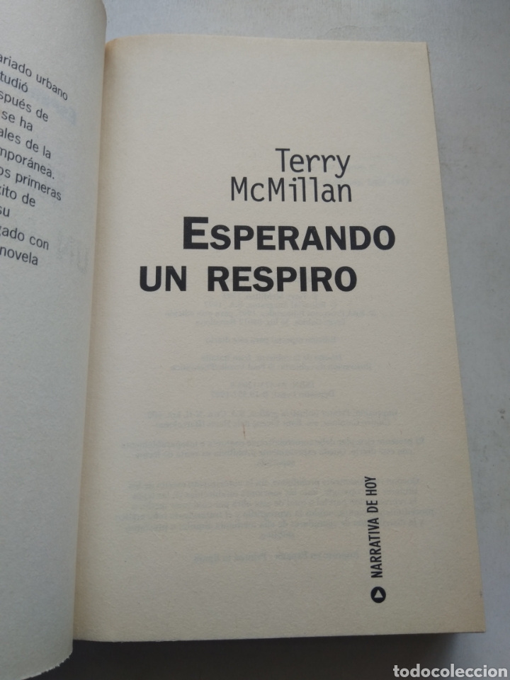 Libros: ESPERANDO UN RESPIRO/TERRY McMILLAN - Foto 2