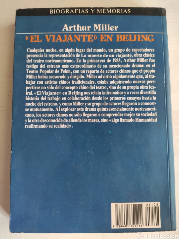 Libros: El Viajante en Beijing. Arthur Miller - Foto 2