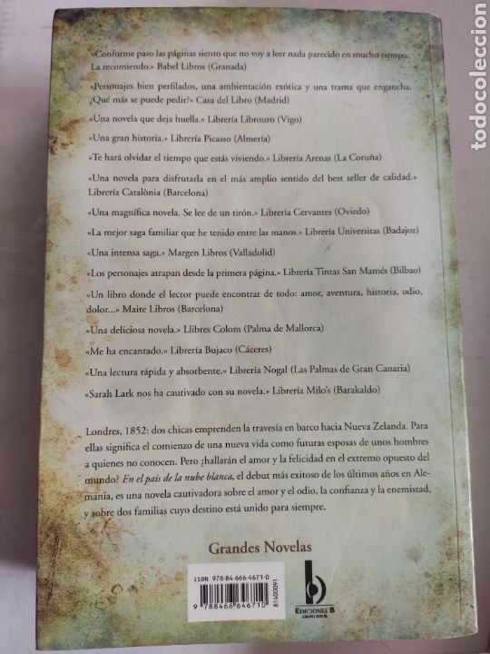 Libros: En El Pa&iacute;s de La Nube Blanca. Sarah Lark - Foto 2