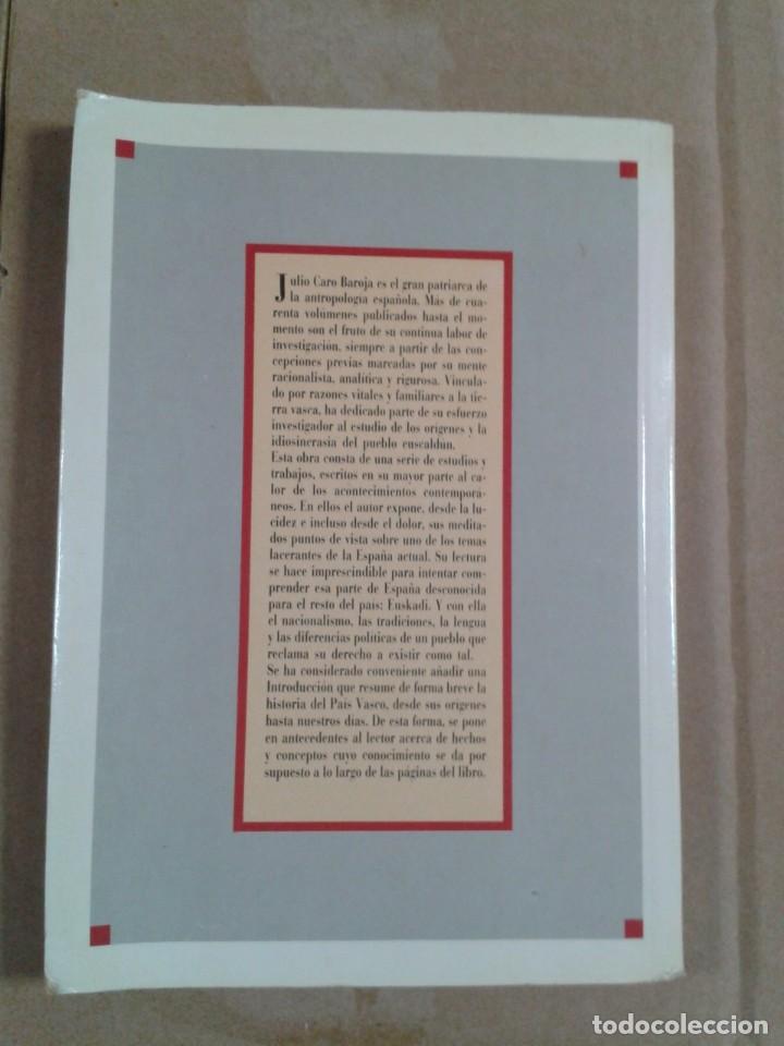 Libros: EL LABERINTO VASCO. JULIO CARO BAROJA. - Foto 2