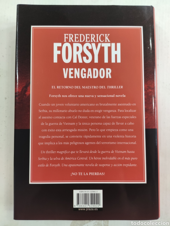 Libros: El Vengador. Frederick Forsyth - Foto 2